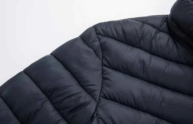 Man Padded Coat Hooded Down Jackets For Men Lightweight Puffer Padding Winter Parkas Young On Sale New In & Modern Outer Casual