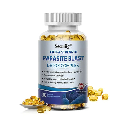 Parasite Blast - Bowel Cleansing Supplement, Digestive Health, Immune Health, Parasite Removal, and Improve Digestion - AMULET RING STORE