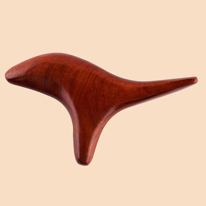 Nature Wood Trigonometric Massage Cone Wooden Lymphatic Massage Stick Face Hand Foot Body Massager Gua Sha Board Acupuncture Pen - AMULET RING STORE