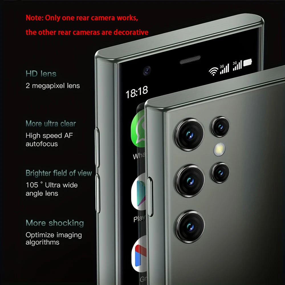 SOYES S26 S23 Pro Series 3.0in Android8.1 Mini Smartphone 2GB RAM 16GB ROM Dual SIM Standby 3G Network Compact Mobile Phone - AMULET RING STORE