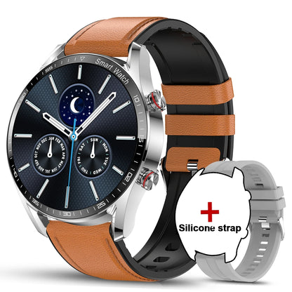 New Business Smart Watch Men 1.53 inch Full Screen Touch Multi Sport Mode ECG+PGG Sport Waterproof Bluetooth Call Smartwatches