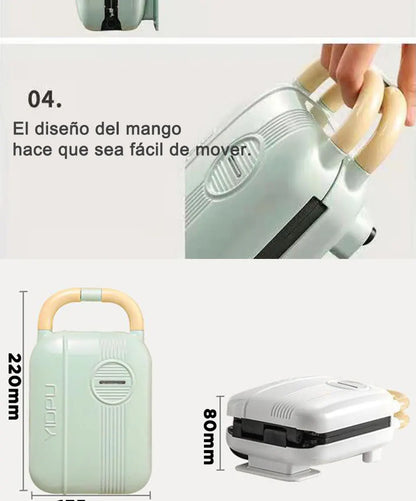 2025 YIDPU Sandwichera 3 en 1 Tostadora eléctrica Waffle Maker Desayuno Pancake Donut Egg Waffle Fish Cake Horno eléctrico - AMULET RING STORE