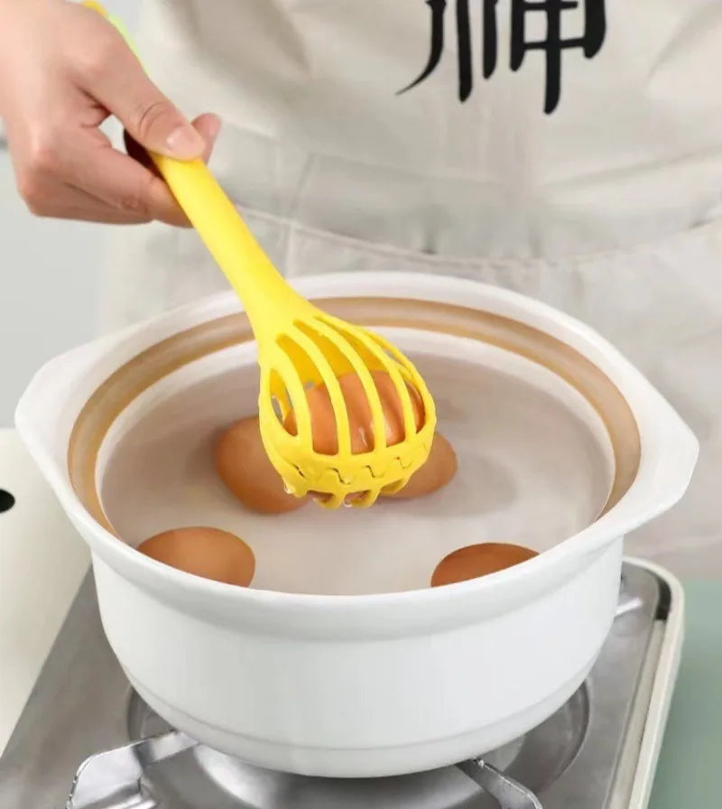 2-in-1 Food Clip & Egg Whisk Multifunctional Handheld Blender Kitchen Tool for Salad Mixer Eggs Pasta Food Cooking Mixing - AMULET RING STORE