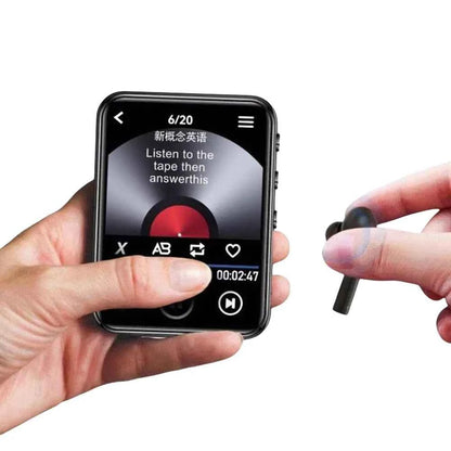 MP3 MP4 Player HiFi MP4 Walkman with Speaker Bluetooth-Compatible Portable MP3 Player Support FM Radio Recording E-Book