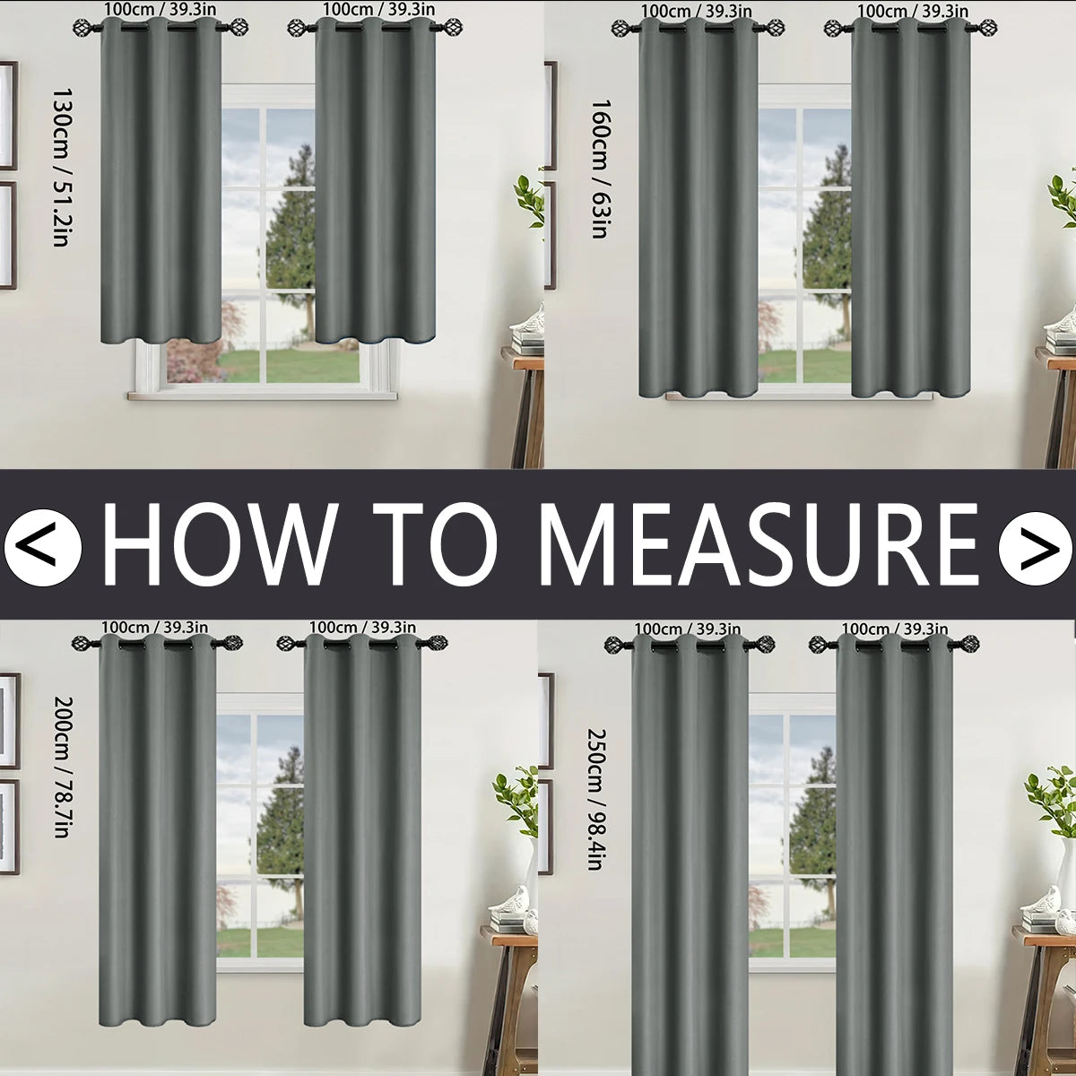 2pcs Modern 100% Blackout Curtain with Coated Lining, Curains for Bedroom, Living Room, Dining Room, Bathroom, Home Decor - AMULET RING STORE