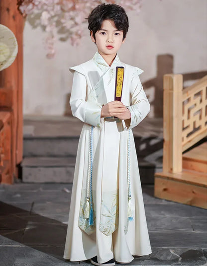 Long Sleeve Boy Hanfu Modern Dress Baby Cosplay Boys Outfit Ancient Stage Kids Clothing Vestidos Casual Children Chinese Costume