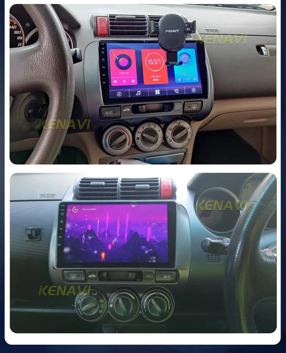 2 Din Android 10.0 Car Stereo Radio Multimedia Video Player For Honda Fit Jazz City 2002 2003 2004 2005 2006 2007 GPS Navigation - AMULET RING STORE