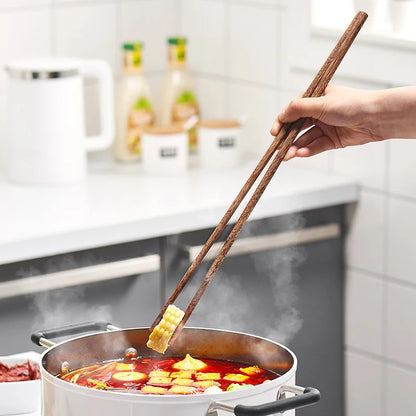 GIANXI 18CM/42CM Salad Hot Pot Chinese Chopsticks Chicken Wings Wood Fried BBQ Chopsticks Food Sushi Sticks Kitchen Bar Supplies - AMULET RING STORE