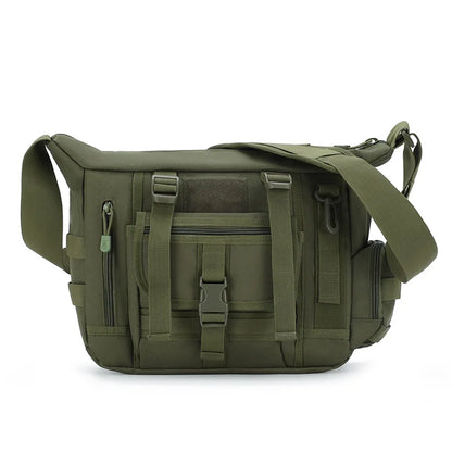 Men Camouflage Shoulder Bag Tactical Fishing Camping Tote Trekking Climbing Bags Large Multi-Pocket Travel Laptop Messenger Pack