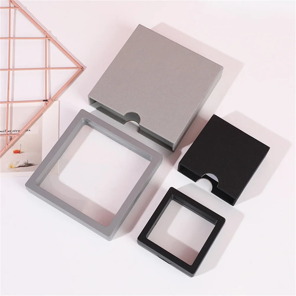Drawer Jewelry Packaging Box Nail Earrings Necklace Ring Storage PE Film Suspension Anti-oxidation Gift Box Jewelry Box Joyero - AMULET RING STORE