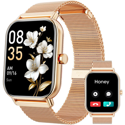 Karchilor 2025 Smartwatch, 1.85 High-Definition Large Screen, Women'S Fitness Tracker, Men'S Ip68 Waterproof, Sports Watch