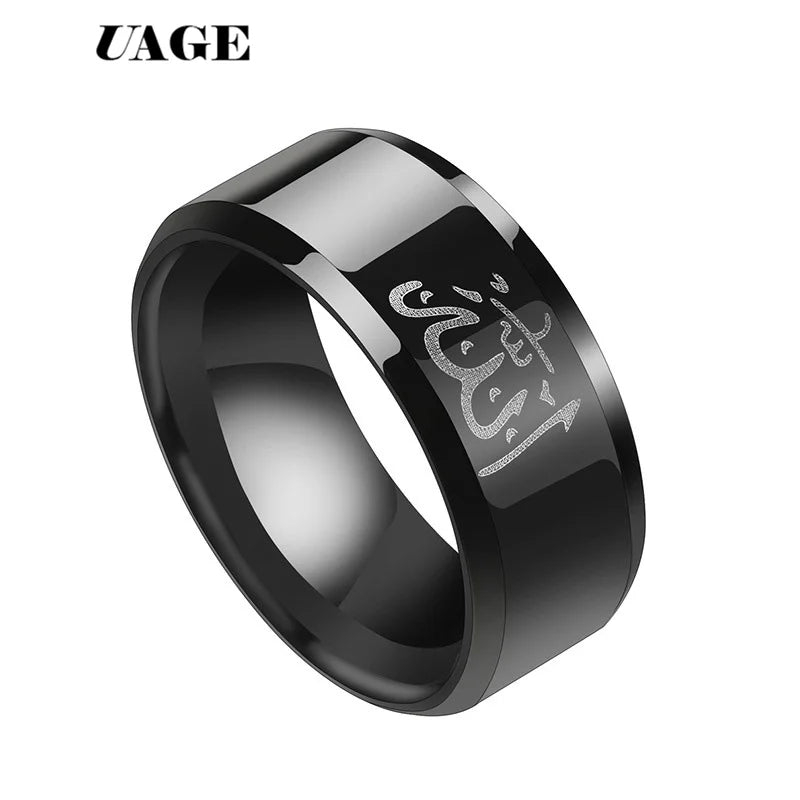 UAGE Arabic Islamic Muslim Religious Male Ring AMULET RING STORE