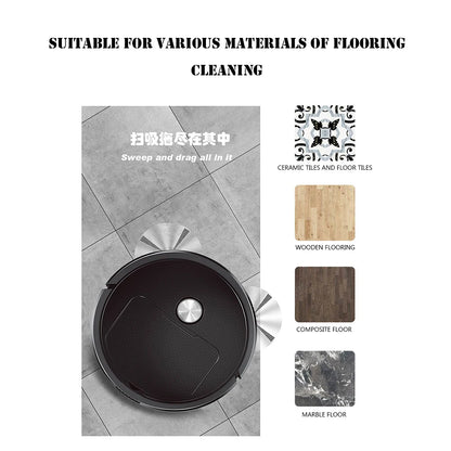 Intelligent Sweeping Robot with Long Battery Life Low Noise Design Compact House Cleaning Machine for Hard Floor and Pet Hair - AMULET RING STORE
