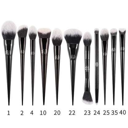 Kat Von D Makeup Brush Set & Kit Foundation Blush Highlight Concealer Powder Sculpting Eyeshadow Brush KVD Brand Makeup Brush - AMULET RING STORE