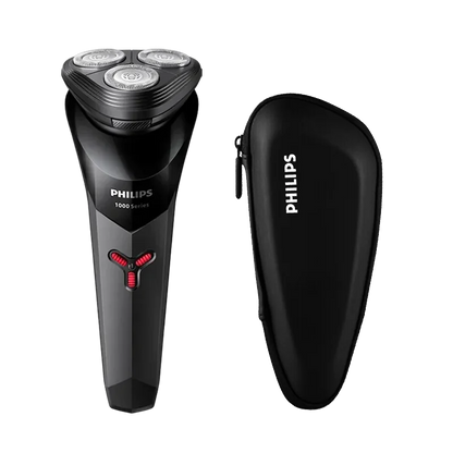 PHILIPS S1113 Electric Shaver USB Charge Stainless Steel PowerCut Blade Razor Triple Floating Head Men Fast Shave Beard Trimmer