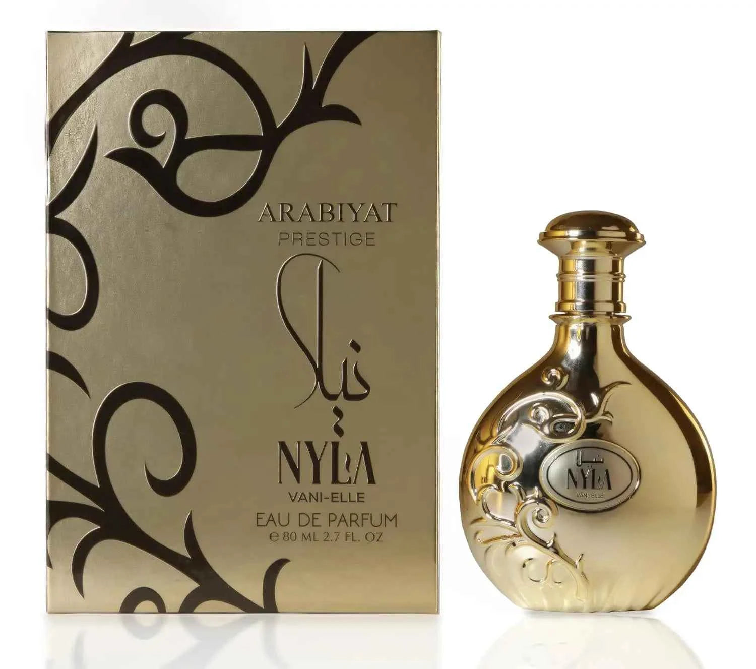 ARABIYAT Nyla Eau De Parfum Spray for Unisex 80ml Original Arab Perfumes Lasting Wood  Pheromones Perfume Cologne Makeup Present