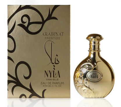 ARABIYAT Nyla Eau De Parfum Spray for Unisex 80ml Original Arab Perfumes Lasting Wood  Pheromones Perfume Cologne Makeup Present