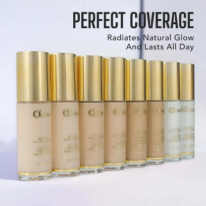 Full Coverage Concealer Temperature Changing Liquid Foundation Smooth Invisible Pores Conceal Facial Beauty Cosmetics - AMULET RING STORE