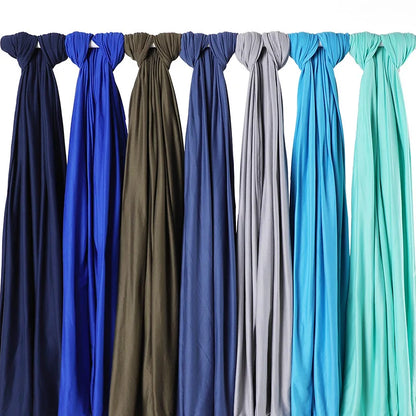 Newest Milk Silk Jersey Hijabs for Women Soft Warm Muslim Woman Turban Hoofddoek Headscarf Good Stitch Stretch Jesey HIjab Scarf - AMULET RING STORE