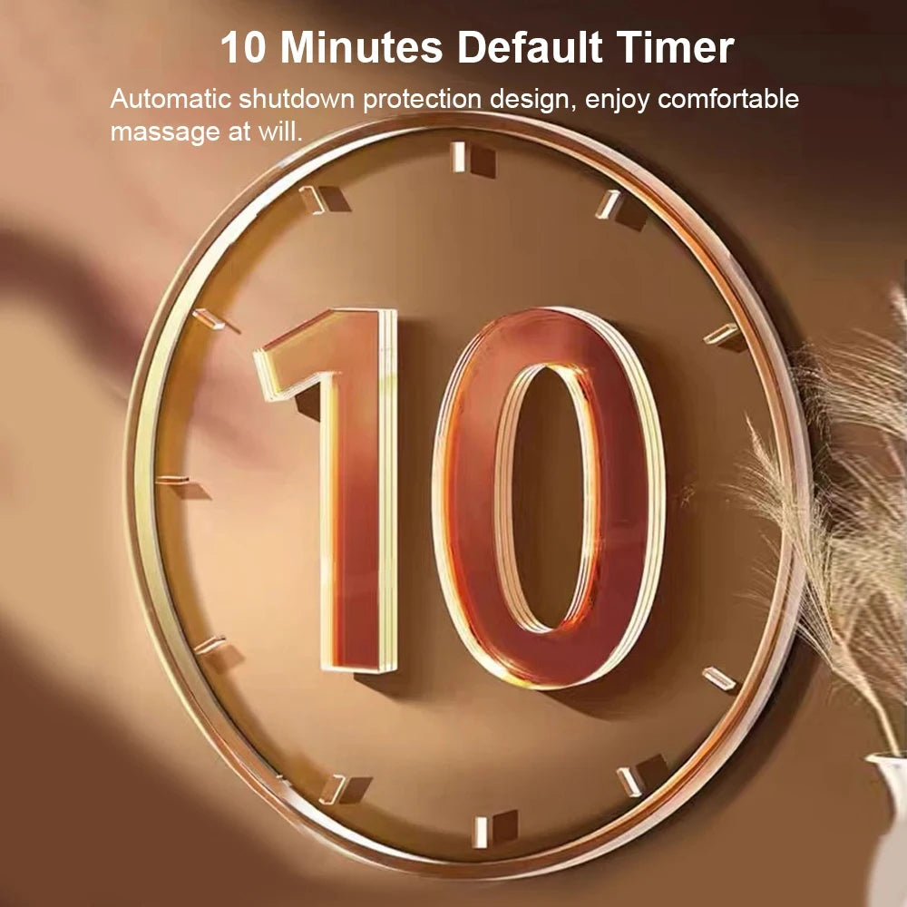 Professional Fascia Massage Gun – 6 Attachments for Muscle Relief in Back Shoulders Waist & Full Body Fascia Massage