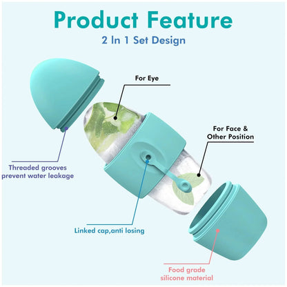 1PC Ice Face Roller Reusable Silicone Ice Mold Face Massage Eye Facial Beauty Skin Care Tools Apply Ice for Shrink Pores