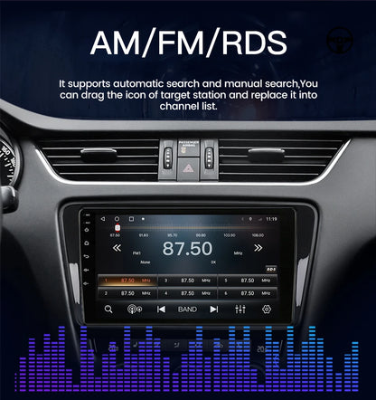 2 Din Android 10.0 Car Stereo Radio Multimedia Video Player For Honda Fit Jazz City 2002 2003 2004 2005 2006 2007 GPS Navigation - AMULET RING STORE