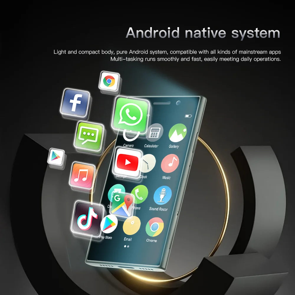 2024 New SERVO S24 Mini 4G Global Smartphone Android System Google Store 2000mAh Facial Unlock Small Smartphones Latest Upgrade - AMULET RING STORE