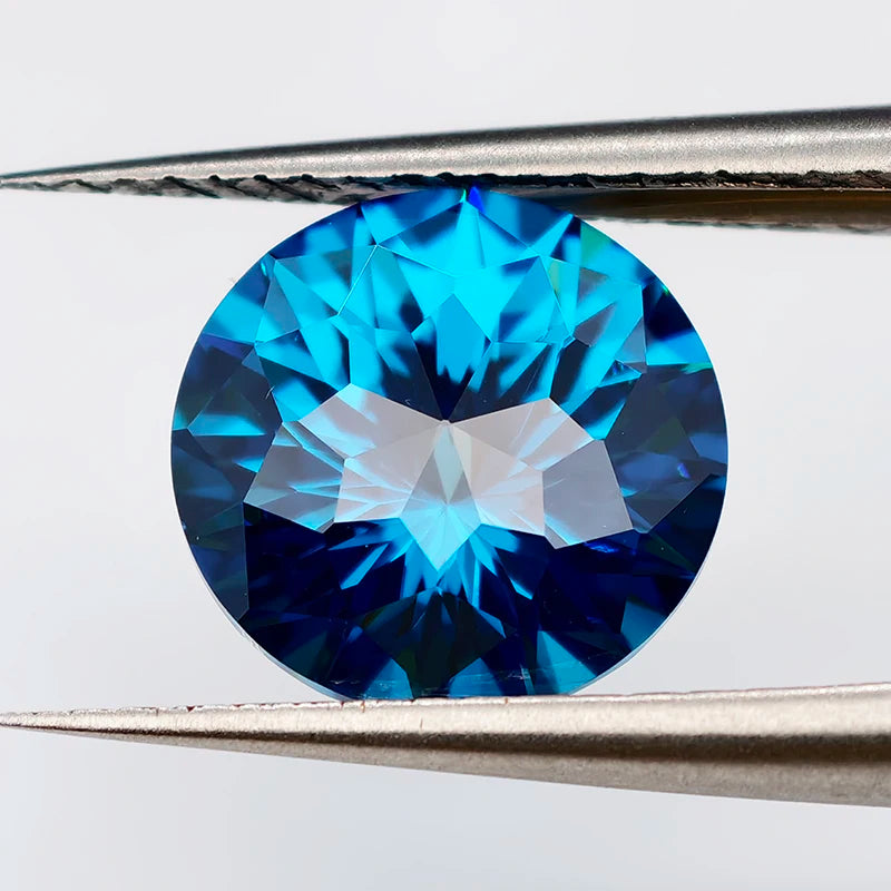 New 5A Quality Round Colored Empire Cut Cubic Zirconia Stones Loose Gemstone for Jewelry Making