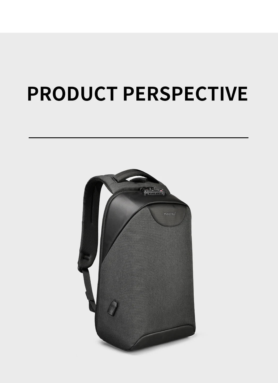 Tigernu Anti Theft Backpacks For Men For Women No Key TSA Lock Backpack 15.6inch Laptop Backpack Schoolbag For Teenager Knapsack - AMULET RING STORE