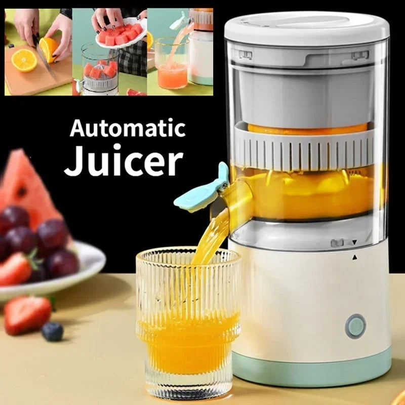 Portable Electric Juicer USB Charging Orange Lemon Fruit Blender Mini Household Juice Squeezer Mixer Citrus Juicer for Travel - AMULET RING STORE