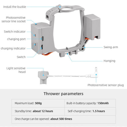 Airdrop System for DJI Mavic air 2/Air 2S Mini 2 Mavic 2 Pro Drone Fishing Bait Gift Rescue Remote Thrower