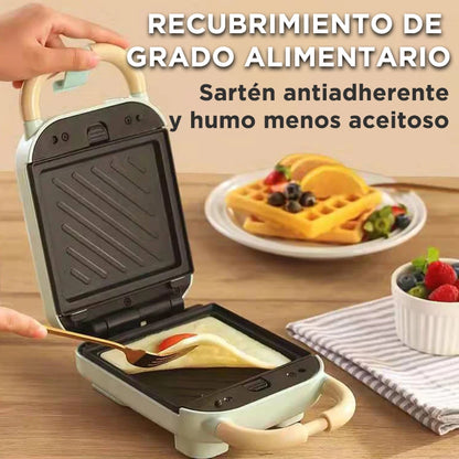2025 YIDPU Sandwichera 3 en 1 Tostadora eléctrica Waffle Maker Desayuno Pancake Donut Egg Waffle Fish Cake Horno eléctrico - AMULET RING STORE