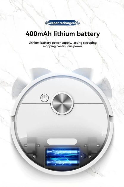 Xiaomi MIJIA 3 in 1 Smart Sweeping Robot Vacuum Cleaner 4000Pa Strong Suction Easy To Use For Hard Floors Pet Hair Carpets New - AMULET RING STORE