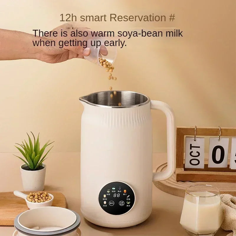220V Electric Soybean Milk Machine Automatic Intelligent Food Blender Fruit Juicer Water Boiling Kettle Rice Paste Maker - AMULET RING STORE