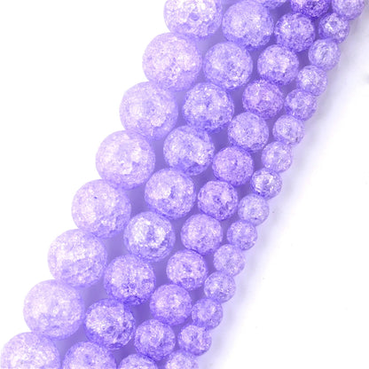 45 Styles Natural Stone Beads Amethyst Purple Jades Agate Crystal Glass Beads Jewelry Making Findings DIY Bracelet Accessories - AMULET RING STORE