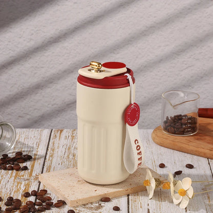 460ml Thermos Bottle Smart Display Temperature 316 Stainless Steel Vacuum Cup Office Coffee Cup Business Portable Thermal Mug