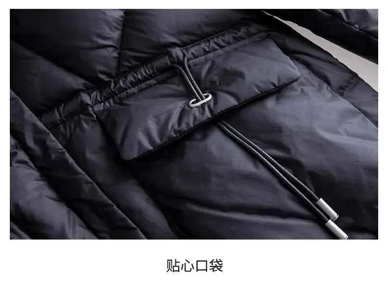 Woman Coat Zip-up Black Thick Padding Duck Down Quilted Padded Jackets for Women Hoodie Y2k Fashion 2025 Trend Luxury Hot Youth