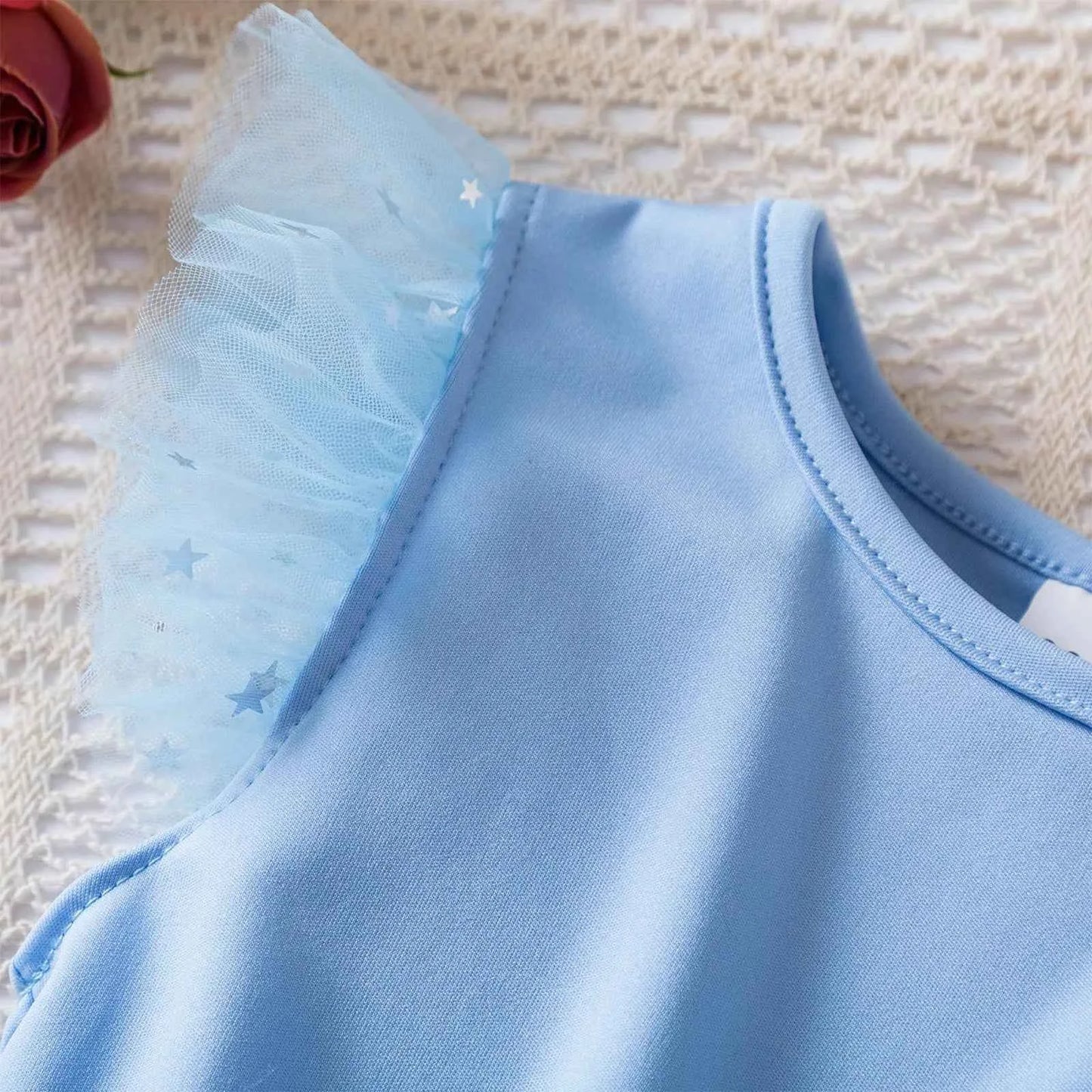 Princess Girls Cosplay Dress Clothes Kids Party Wedding Carnival Birthday Party Princess Evening Tutu Dresses Toddler 2-6Y