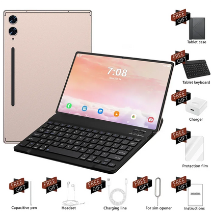 2025 Pad 7s Pro Tablet Android 15 10.1inch Touch Tablets Global Version Original Tablette 16GB+1TB Dual SIM Phone Call 10000mAh