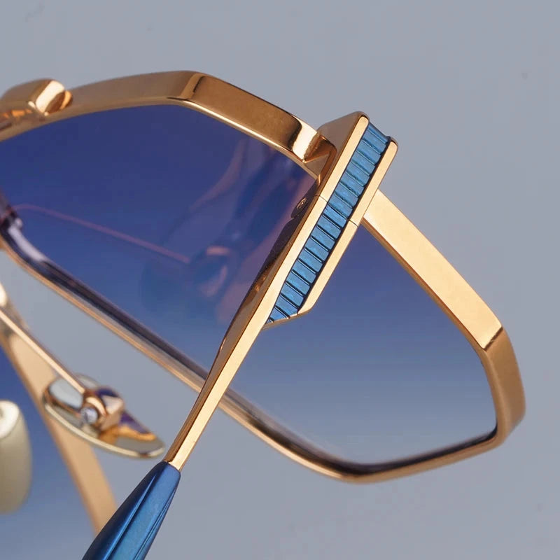 BMC004 Alloy Irrgular Sunglasses for Men and Women High Quality Brand Designer UV400 High Street Punk Fashion Trendy Eyeglasses