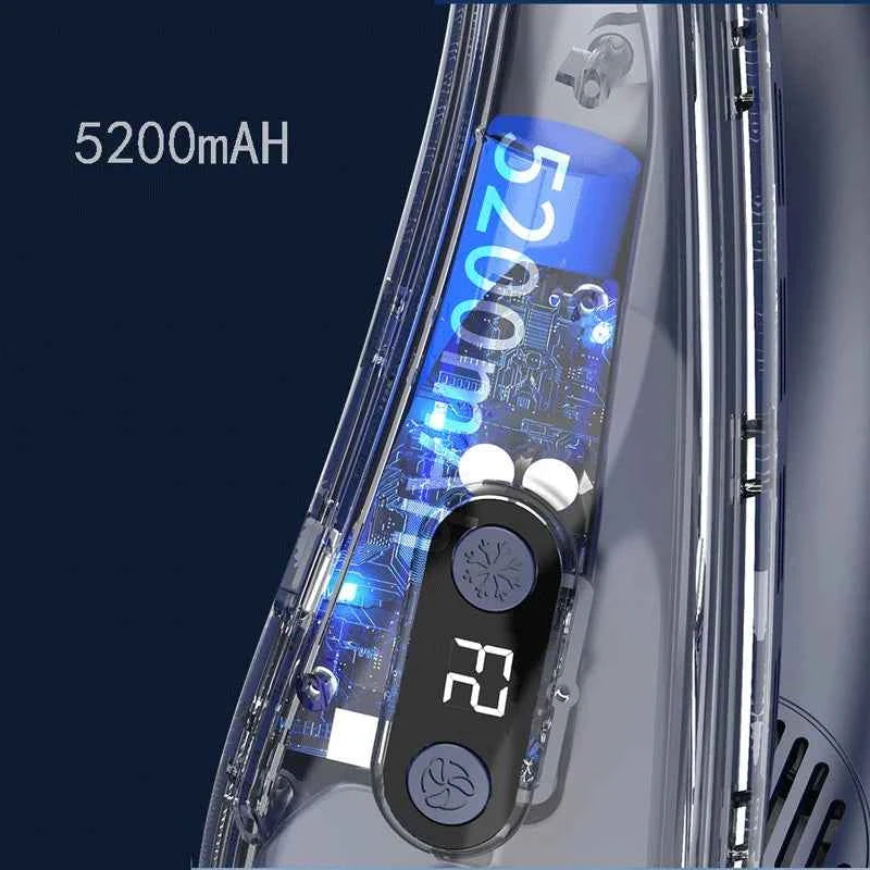 2024 New Neck Air Conditioner Portable Neck Fan Rechargeable Semiconductor Cooling Bladeless Fan Wearable Cooler multi purpose