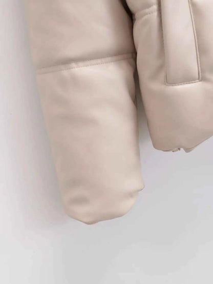 Winter Women's Cold Coat Winter Jackets For Women 2023 Warm Leather PU Parkas Winter Coat Promotion Female Outerwear