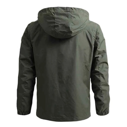 2024 Winter Jacket Fashion Coat Hoodies Camping Hiking Jacket Men's Casual Waterproof Jacket Windbreaker Men Outerwear