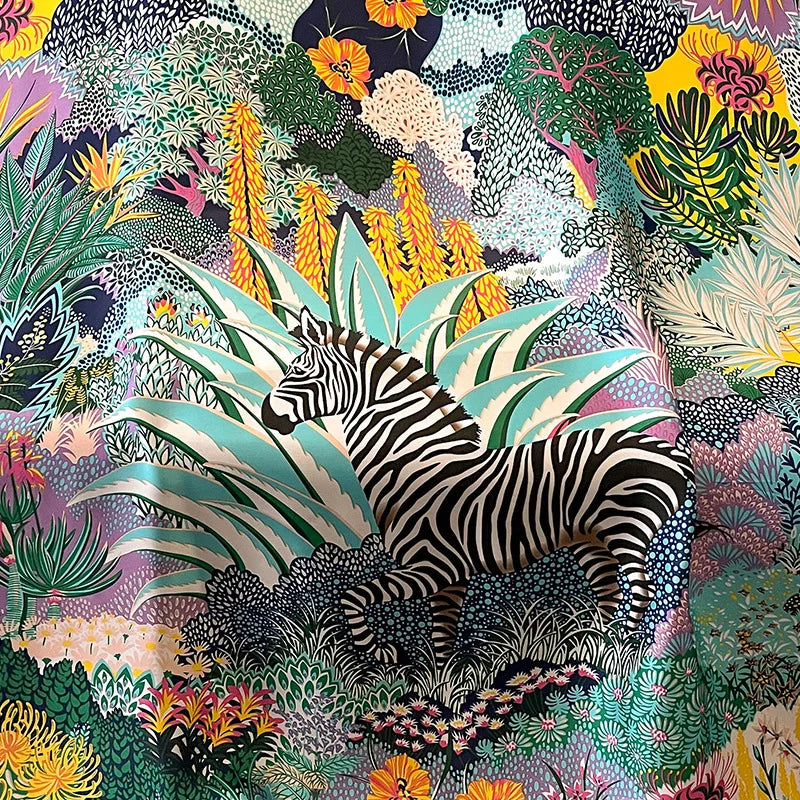 Design Satin Silk Shawl Hijab Scarf Women Fashion Summer Sunscreen Beach Stole Wraps Bufanda Female Headkerchief Echarpe New - AMULET RING STORE