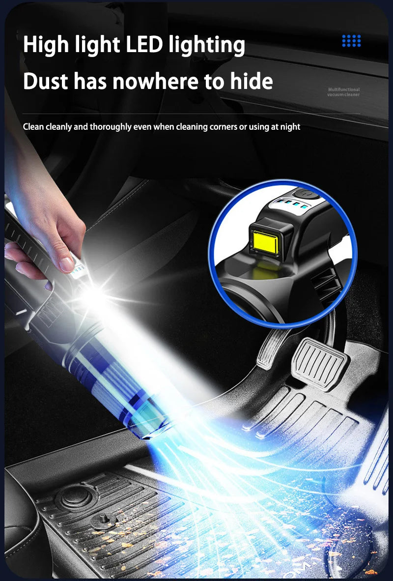 Xiaomi Wireless Vacuum Cleaner Charging Strong Suction Power For Home Car Handheld Carpet Window Crevice Groove Vacuum Cleaner - AMULET RING STORE