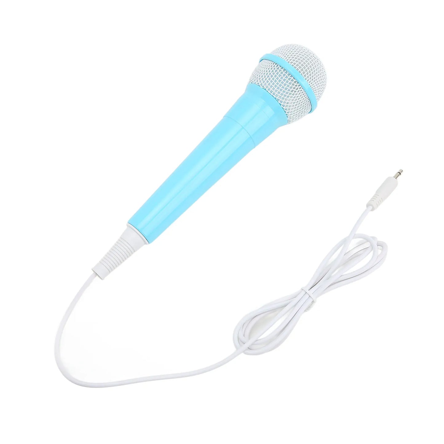 Kids Wired Microphone: 3.5mm Plug, Clear Sound for Karaoke & Instruments