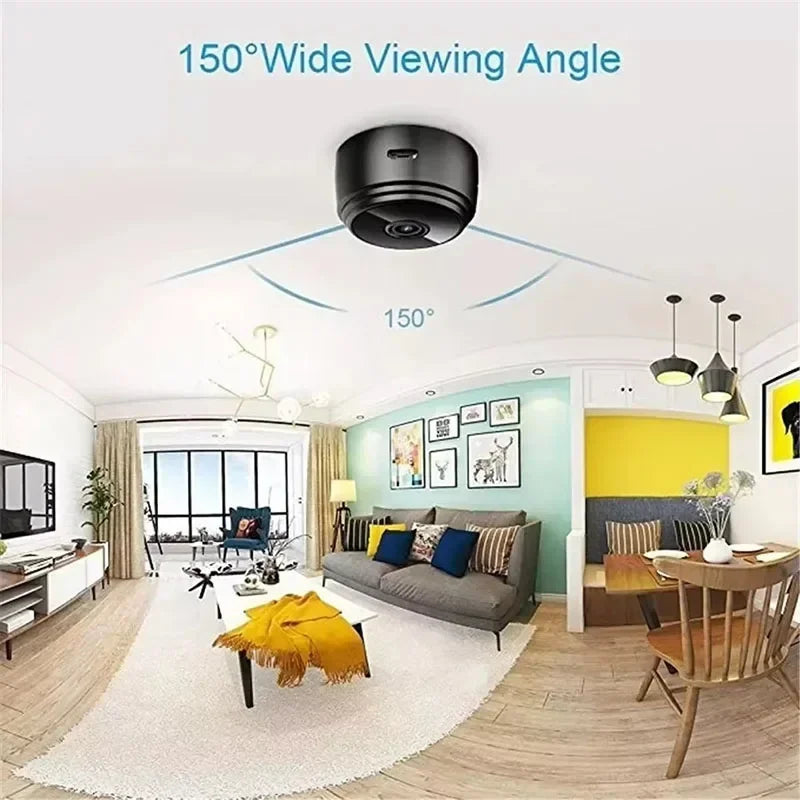 A9 A13 Mini IP Camera Wireless Micro Camcorders Night Version Voice Video Security Surveillance Wifi Cameras Smart Home - AMULET RING STORE