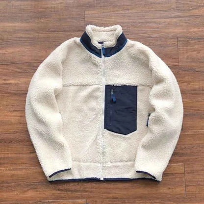 Winter Man Down jackets Sweater Lamb Fleece submachine jackets Men Outdoor Windproof Coldproof Warm Comfortable Outerwear Top