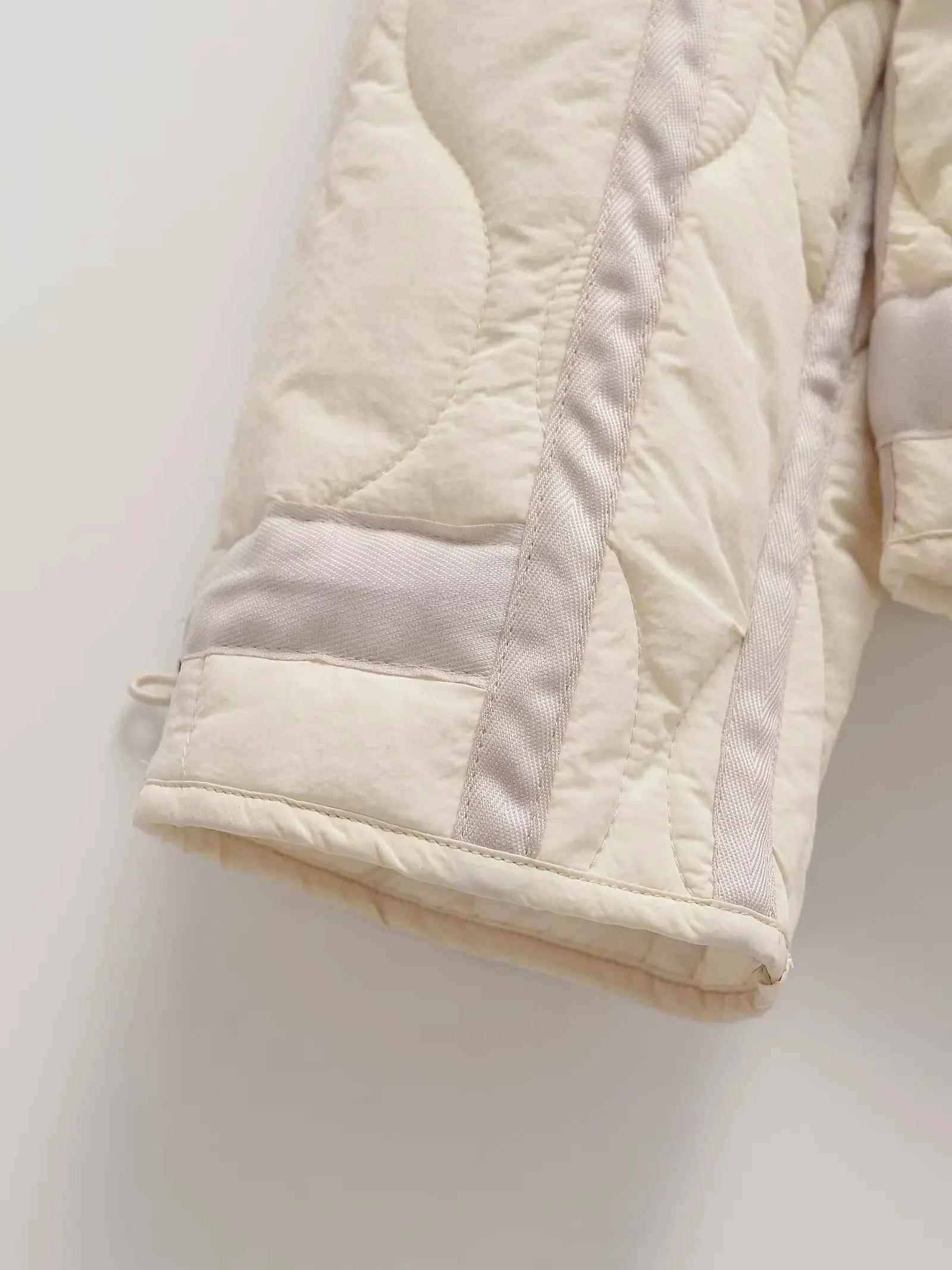 Padded Coat American Retro High Neck Parkas Warm Woman Winter Coats Winter Parkas For Women Elegant Luxury Women's Coat