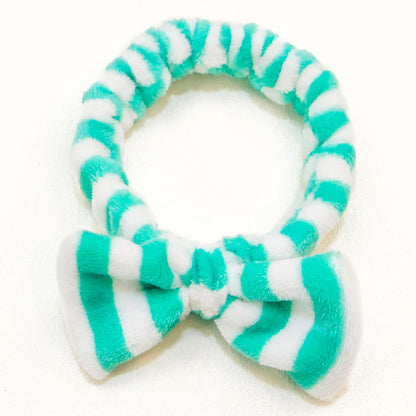 Fashion Coral Fleece Headbands Soft Elastic Spa Facial Hairband Girls Wash Face Head Wear Makeup Headband Women Hair Accessories - AMULET RING STORE